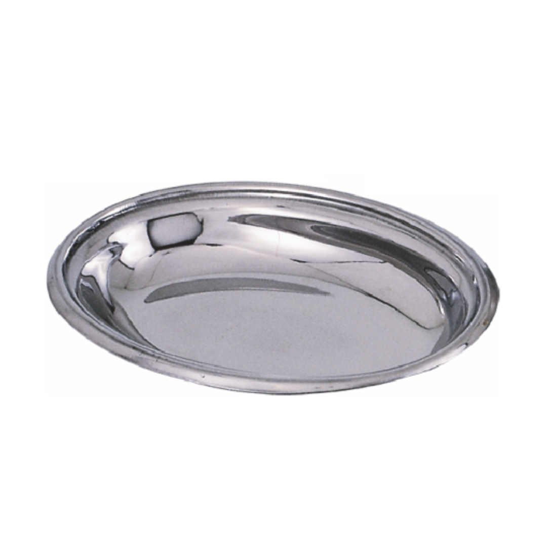 Buy Stainless Steel Dish (Oval) For Serving in Restaurants